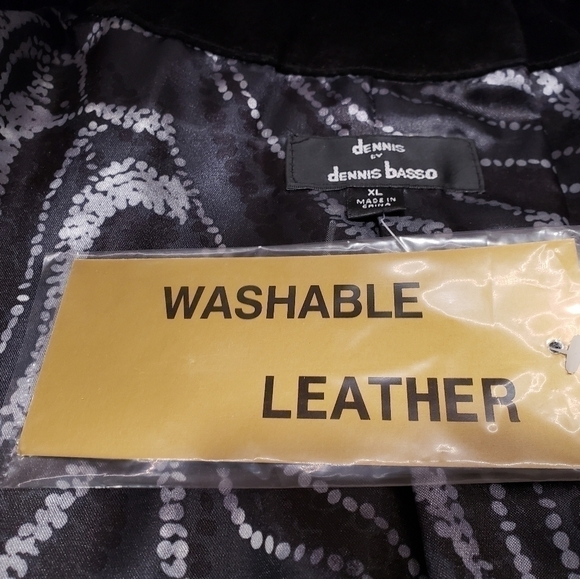 DENNIS Basso XL Black Suede Leather jacket - Picture 7 of 11